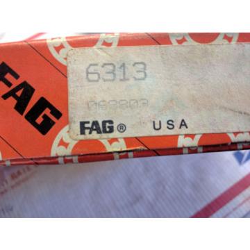 FAG 6313 SINGLE ROW DEEP GROOVE BALL BEARING Multiple Available - FREE Shipping