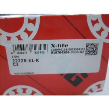 *NEW* 22228E1K.C3 FAG Spherical Roller Bearing - Tapered Bore