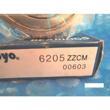 KOYO 6205 ZZ CM, 2Z ,2ZR (=2 Timken 205KDD, SKF, NSK, FAG, NTN)