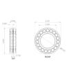 FAG 22211E1K Spherical Roller Bearing Tapered Bore, Steel Cage, Normal Clearance #5 small image