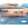 KOYO 608 ZZ CM, 2Z,Single Row Radial Bearing(Timken 38, SKF, NTN, FAG 2ZR,NSK) #3 small image
