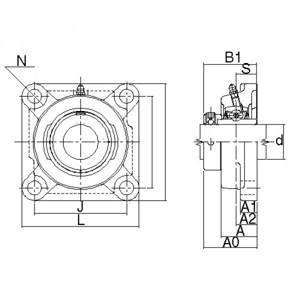 UELFU-1.1/4 NTN SPHERICAL ROLLER NTN JAPAN BEARING #5 image