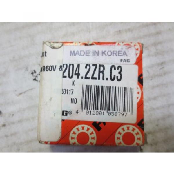 FAG 204.2ZR.C3 Steel Bearing #5 image