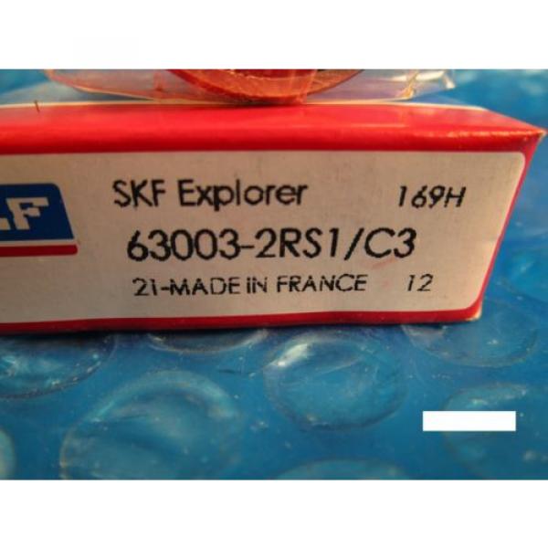 SKF 63003-2RS1 C3. Single Row Radial Bearing, (=2 FAG) #3 image