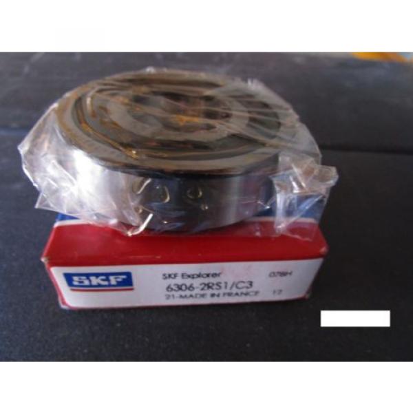 SKF 6306 2RS1 C3, Single Row Bearing VV(=2 NSK,NTN,FAG 2RSR,Timken Fafnir 306PP) #2 image