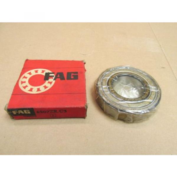 NIB FAG 6207ZRC3 BEARING METAL SEALED 1 SIDE 6207 ZR C3 6207Z 35x72x17 mm #3 image