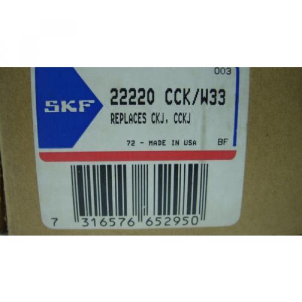 SKF / FAG - SELF ALIGNING SPHERICAL ROLLER BEARING 22220 CCK/W33 -  *SEALED* #1 image