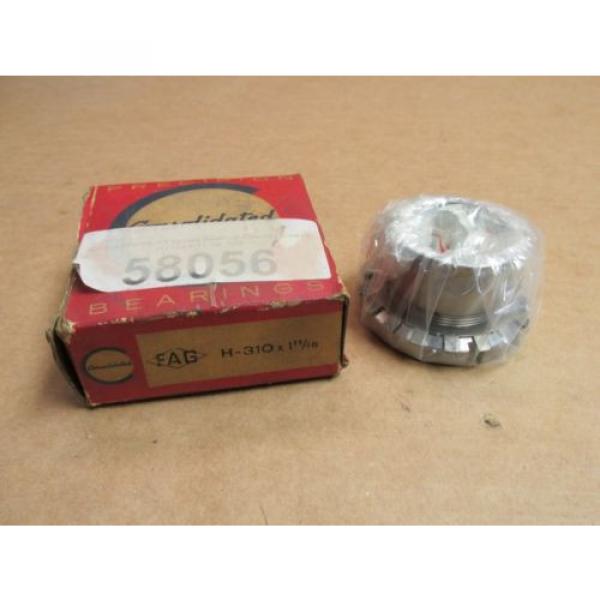 NIB CONSOLIDATED FAG H-310 1-11/16 ADAPTER SLEEVE H310X1-11/16 1-11/16&#034; BORE #3 image