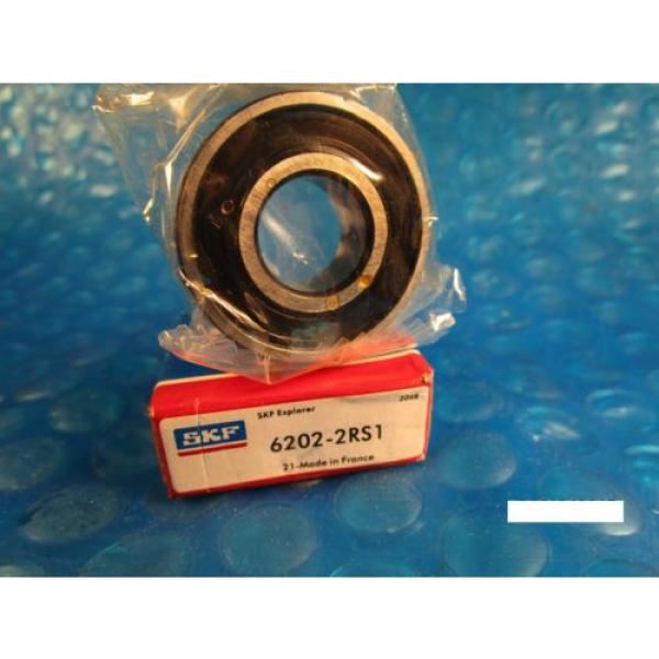 SKF 6202 2RS1, 6202 2RS,Deep Groove roller Bearing(=2 NTN, NSK, FAG, Fafnir 202) #1 image