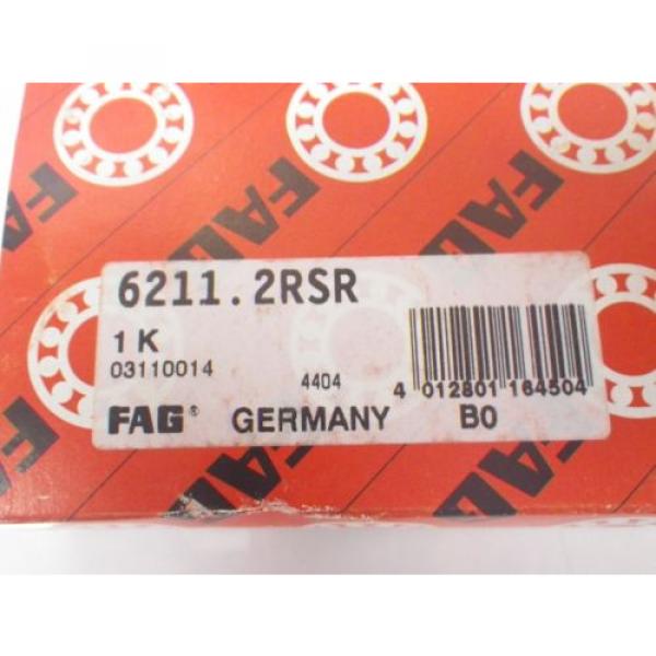 FAG 6211 2RSR deep grove bearing *NEW IN BOX* #3 image