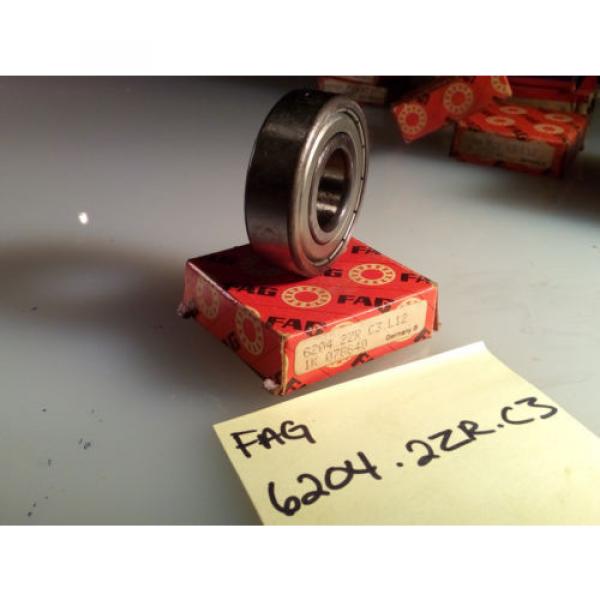 FAG 6204.2ZR.C3 Deep Groove Ball Bearing -2 metal shi #5 image