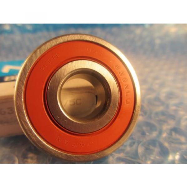 NTN 6302LLU C3 5C, 6302 LLU, Radial Ball Bearing (=FAG SKF 2RS JEM,Fafnir 302PP) #5 image