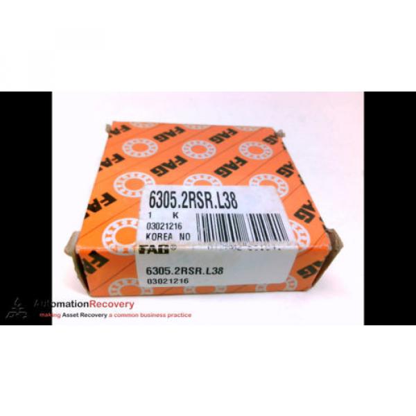 FAG 6305.2RSR.L38 BEARING, INSIDE DIAMETER: 1&#034;, OUTSIDE DIAMETER:, NEW #2 image