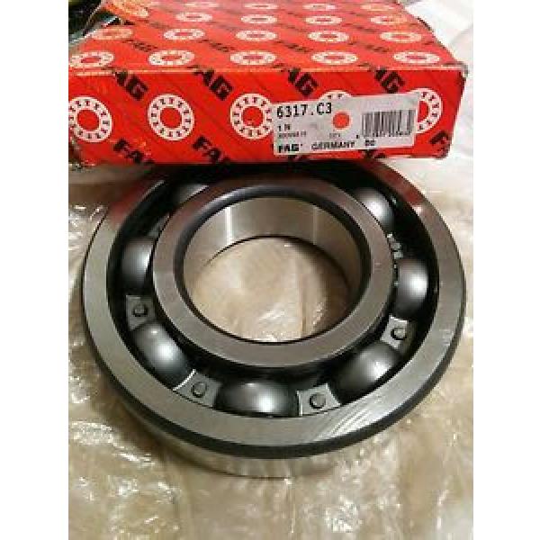 FAG - Roulement - Deep Groove Ball Bearing - 6317-C3 - Neuf - Unused #5 image