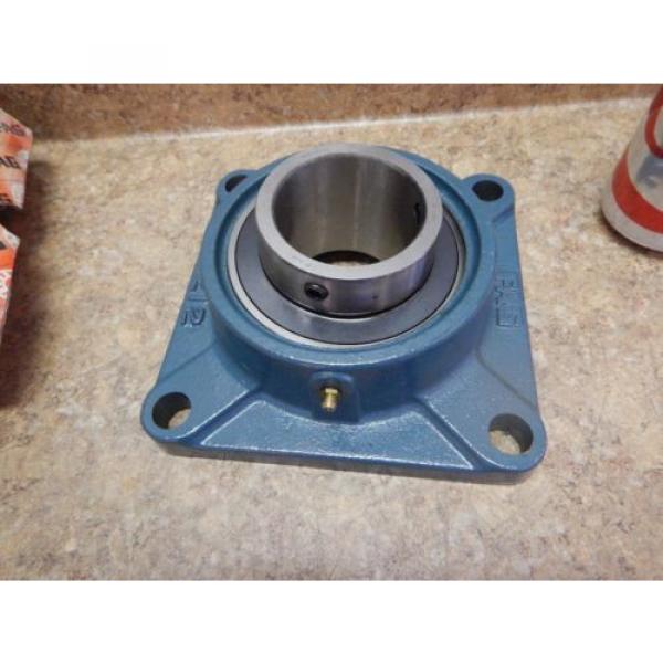 NEW FAG F56212 Ball Bearing Housing 4 Bolt Flange Mounted 2 7/16&#034; Bore NEW #4 image