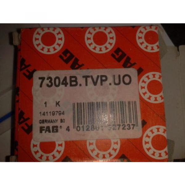 7305.B.TVP POLYCAGE 25mm id x 62mm x 17mm wide,ANGULAR CONTACT BALL NTN JAPAN BEARING,FAG #3 image